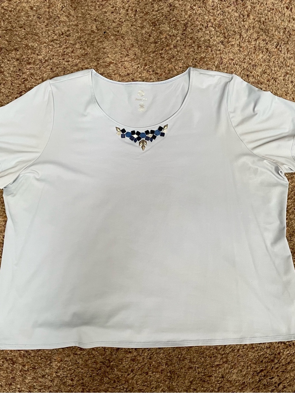 Light Blue Top Shirt sz 3X by Ruby Rd